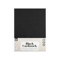 Hobbykarton craftid a4 220gr zwart 10 vel - thumbnail