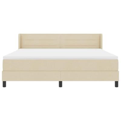 Boxspringbed met matras met matras Crème 180 x 200 cm