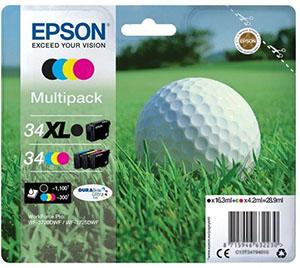 Epson Golf ball T3479 Origineel Zwart, Cyaan, Magenta, Geel 1 stuk(s)