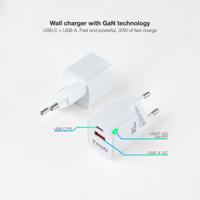 Oplader TooQ TQWC-GANQCPD30WT Wit 30 W - thumbnail
