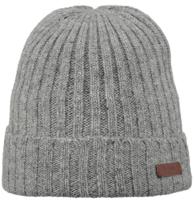 Barts Haakon Turnup Muts Heren Heather Grey OS - thumbnail