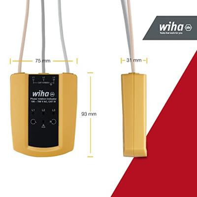 Wiha 45221 Draaiveldtester CAT III 1000 V, CAT IV 600 V LED