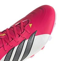 adidas Predator Club Gras / Kunstgras Voetbalschoenen (MG) Rood Wit Zwart - thumbnail