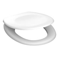 Toiletzitting Schutte White Duroplast Soft Close 45 x 37 cm Wit - thumbnail