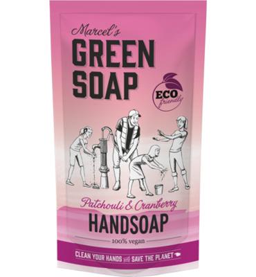 Marcels Green Soap Handzeep Patchouli & Cranberry Navulling