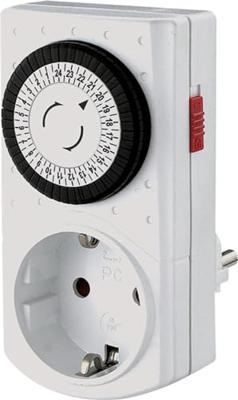 Bachmann 852.104 Schakelklok Analoog Dagprogramma 3680 W IP20 Continubedrijf Bachmann 852.104 Schakelklok Analoog Dagprogramma 3680 W IP20 Continubedrijf