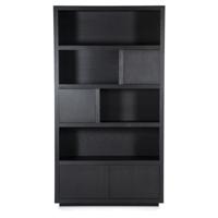 Eleonora Opbergkast 'Helsinki' Eiken, kleur Zwart, 220 x 120cm - thumbnail