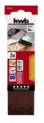 kwb 910704 Schuurbandset Korrelgrootte (num) 40 (l x b) 303 mm x 40 mm 3 stuk(s) kwb 910704 Schuurbandset Korrelgrootte (num) 40 (l x b) 303 mm x 40 mm 3 stuk(s)