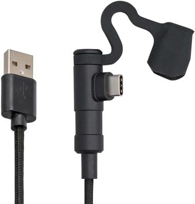 DAYTONA usb-oplaadkabel motorfiets usb cable type-a to type- sw 20cm