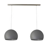Masterlight Betongrijze eetkamerlampConcepto 2x40 - 2811-00-100-2 - thumbnail