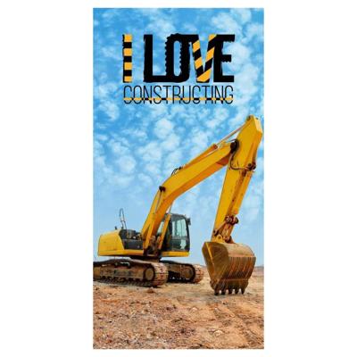 Graafmachine strandlaken - 70 x 140 cm - Katoen Graafmachine strandlaken - 70 x 140 cm - Katoen