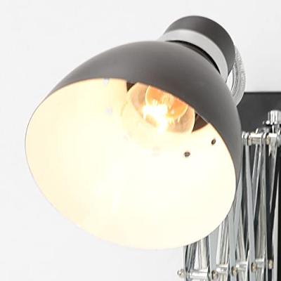 Steinhauer SchaarlampSpring zwart met chroom - 6290ZW