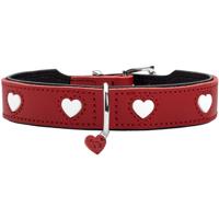 HUNTER Hondenhalsband Love, rood-wit, Maat: 75 - thumbnail