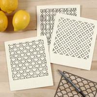 Creativ Company Dubbelzijdige textielstiften - basiskleuren, 6st. - thumbnail