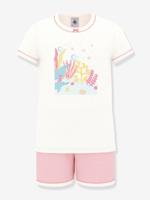 Pyjama short slipjes for girls wit - thumbnail