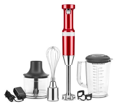Kitchenaid - staafmixer draadloos - keizerrood - 5KHBBV83ECA
