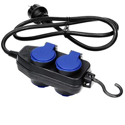 Enzo Orno hangkoppeling zwart ip44 h05 3x1,5qmm 10m 4v met klep - 6871981