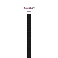 VidaXL Werktouw 2 mm 500 m polyester zwart - thumbnail