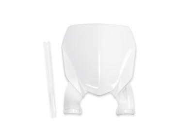 UFO PLAST startnummerbord start number plate ufo yamaha white