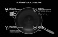 Kohersen Black Cube koekenpan 28 cm met deksel - thumbnail