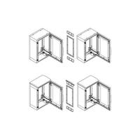 Schneider Electric NSYMUPLA73G NSYMUPLA73G Polyester Grijs-wit (RAL 7035) 1 stuk(s) - thumbnail