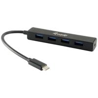 Equip 128954 interface hub USB 3.2 Gen 1 (3.1 Gen 1) Type-C 5000 Mbit/s Zwart - thumbnail