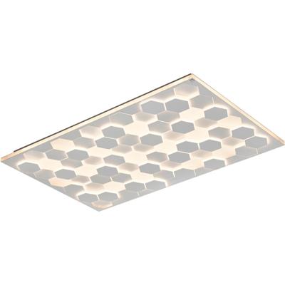 LED Wandlamp - Cinque Cifavo - 1 Lichtpunt van 66 Watt - Dimbaar - Aanpasbare Lichtkleur - Mat Wit - Metaal