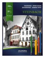 Tekenblok Aurora 27x36cm 20 vel 200 gram Steinbach papier | 5 stuks - thumbnail