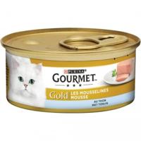 Gourmet Gold Mousse met Tonijn natvoer kat 85 gram - thumbnail