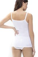 2000 dames hemd met kant - katoen 25250 - 100% katoenen vrouwen onderhemd - Singlet - thumbnail