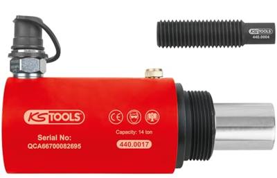 KS Tools 440.0015 Set hydraulische cilinders met korte slag, 14t, 3-delig KS Tools 440.0015 Set hydraulische cilinders met korte slag, 14t, 3-delig