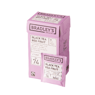 Bradley's organic no. 74 black tea red fruit (25x 2gr)