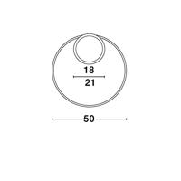 Lyora Ronde plafondlampFuline goud Ø 50cm - 9348071 - thumbnail