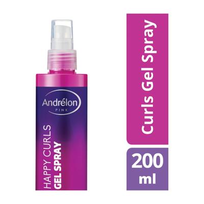 Andrelon Pink gelspray happy curls 200 Milliliter