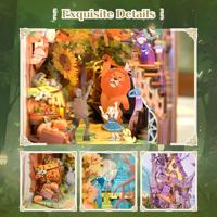 Tone-Cheer Dorothy's Journey Book Nook met Verlichting Bouwpakket Modelbouw - thumbnail