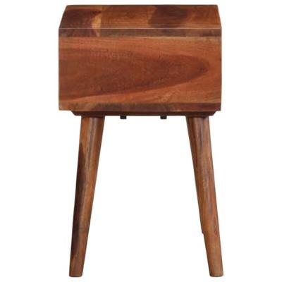 Bijzettafel 45x30x45 cm massief acaciahout