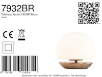 Steinhauer Tafellamp ancilla LED 7932br brons - thumbnail