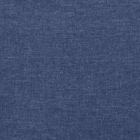 Hoofdbord LED 80x5x118/128 cm stof blauw - thumbnail