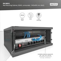 Digitus DN-38011 rack 4U Wandrek Zwart - thumbnail