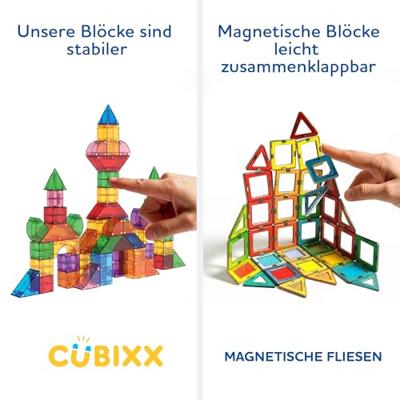 Clics Cubixx magnetische bouwspeelgoed - 64dlg. Clics Cubixx magnetische bouwspeelgoed - 64dlg.