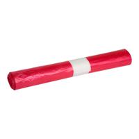 Afvalzak propsac hdpe t25 70x110cm 120l rood - thumbnail