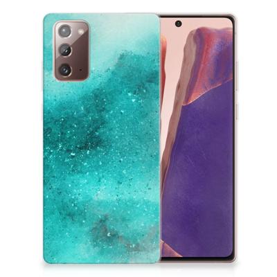 Smartphone hoesje Samsung Note 20 Painting Blue Smartphone hoesje Samsung Note 20 Painting Blue