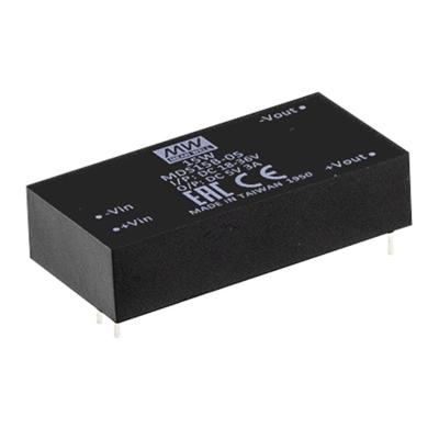 MEAN WELL MDS15C-05 DC/DC-converter 48 V 5 V 3 A 15 W Aantal uitgangen: 1 x Inhoud 1 stuk(s)