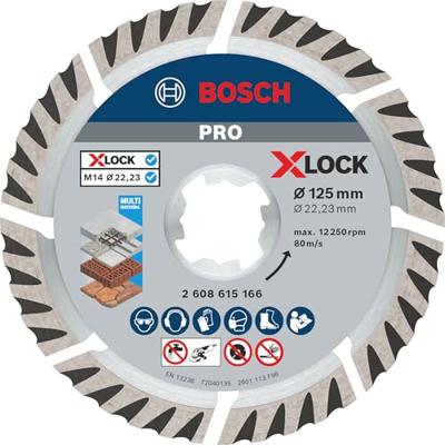 Bosch Accessoires x-lock diamantschijf standard for universal 125 x 22,23 x 2,0 x 10 mm - 1 stuk(s) - 2608615166