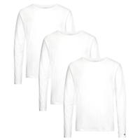 Tommy Hilfiger 3-pack T-shirts lange mouw wit - thumbnail