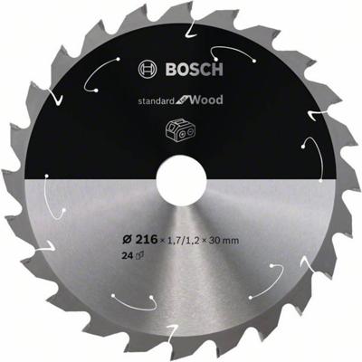 Bosch Accessories 2608837721 2608837721 Hardmetaal-cirkelzaagblad 216 x 30 mm Aantal tanden: 24 1 stuk(s) Bosch Accessories 2608837721 2608837721 Hardmetaal-cirkelzaagblad 216 x 30 mm Aantal tanden: 24 1 stuk(s)