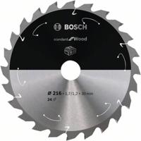 Bosch Accessories 2608837721 2608837721 Hardmetaal-cirkelzaagblad 216 x 30 mm Aantal tanden: 24 1 stuk(s) - thumbnail