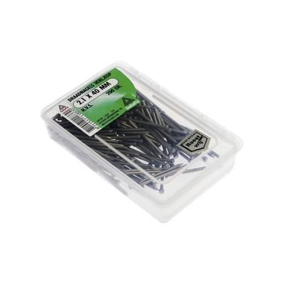Draadnagel vk 2.1x40mm rvs 200gr Deltafix - Deltafix