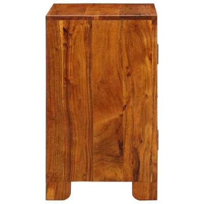 Dressoir 50x35x60 massief acaciahout veelkleurig - thumbnail