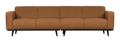 WOOOD Bank 'Statement' 4-zits, Bouclé, kleur Butter